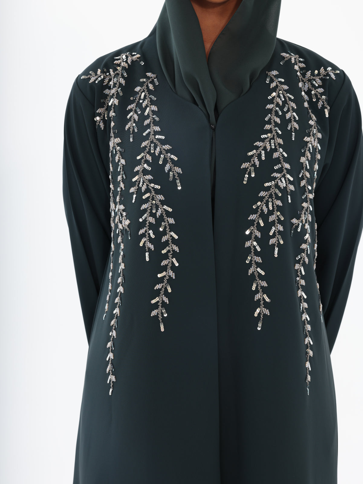 The Emerald Willow Abaya