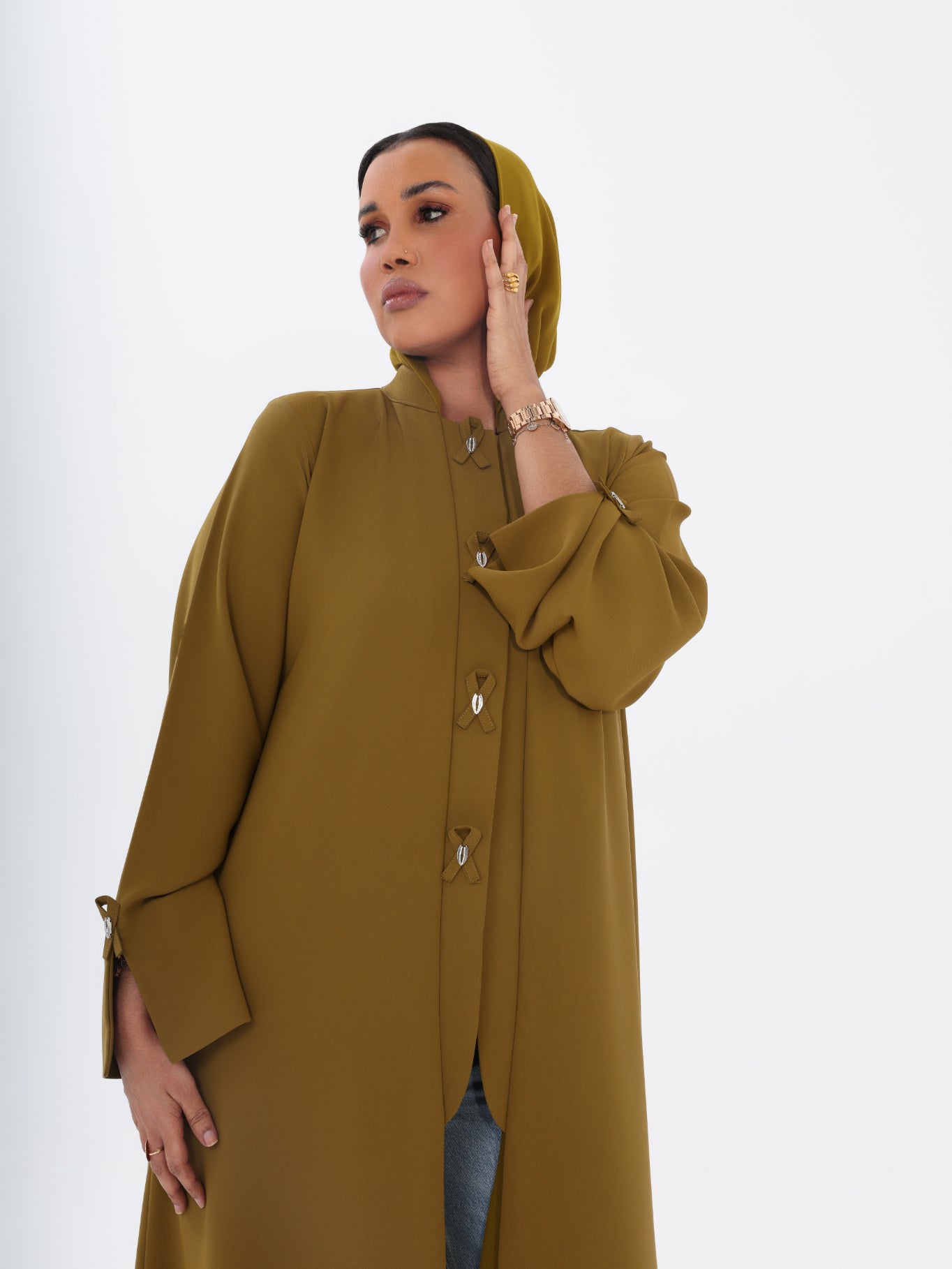 The Olive Laurel Abaya