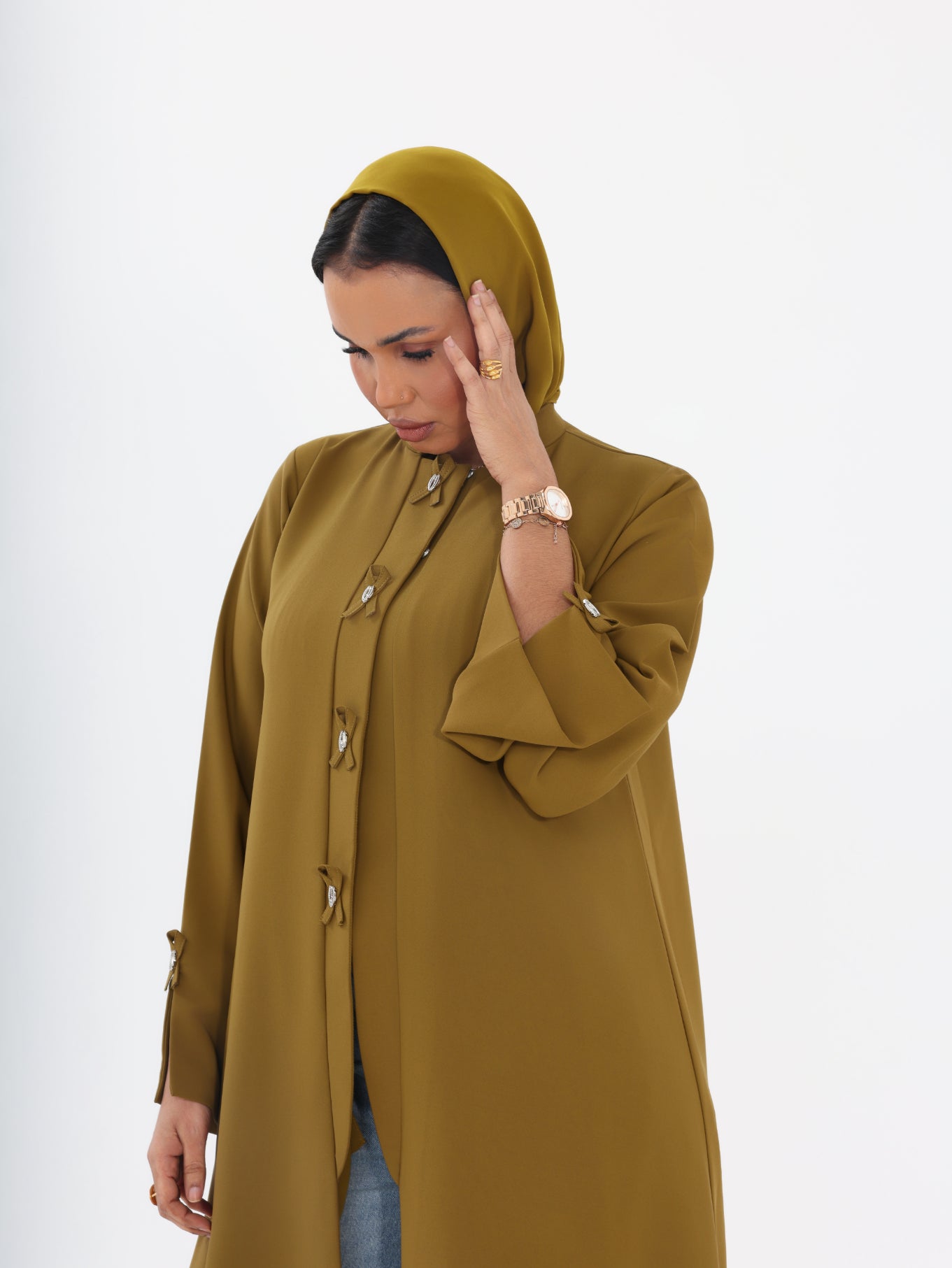 The Olive Laurel Abaya