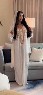 Azure Earth Abaya Set - Ramsam Boutique