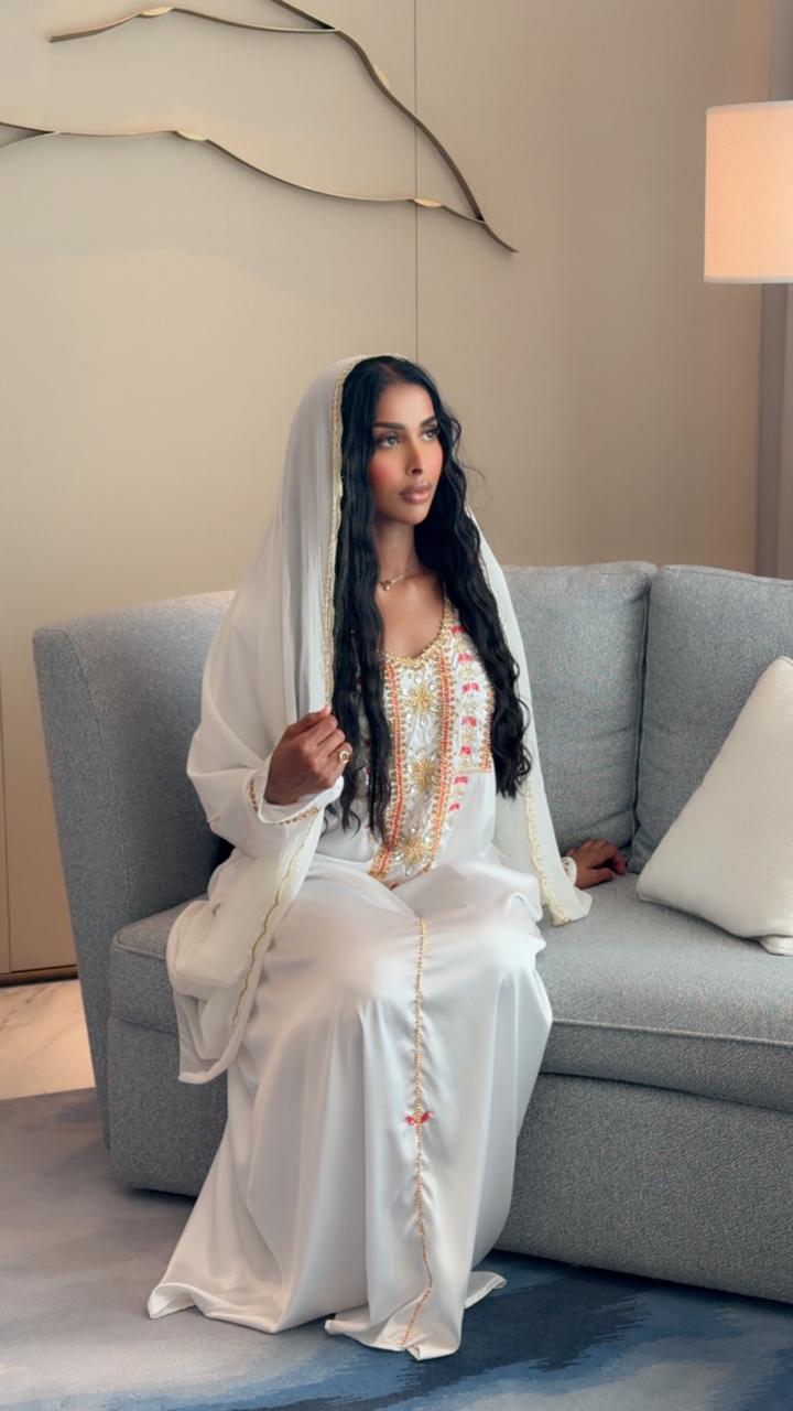 Azure Earth Abaya Set - Ramsam Boutique