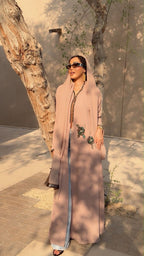 Blush Rose Luxury Embellished Abaya - Ramsam Boutique