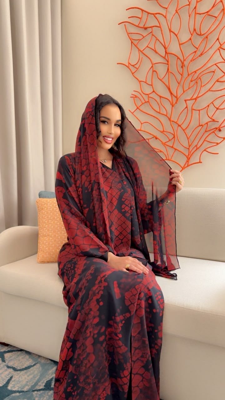 Burgundy Noir Chiffon - Ramsam Boutique