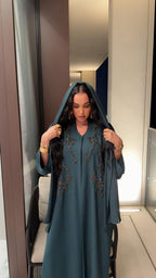 Emerald Forest Vine Abaya - Ramsam Boutique