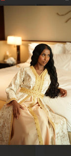 Gilded Marble Caftan Set - Ramsam Boutique