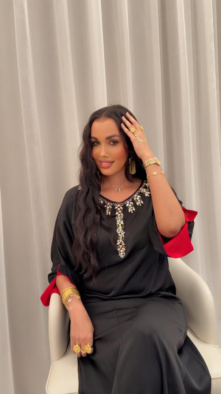 Obsidian Flame Kaftan - Ramsam Boutique
