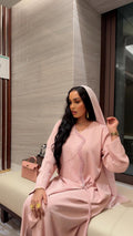 Rose Quartz Wave Abaya - Ramsam Boutique