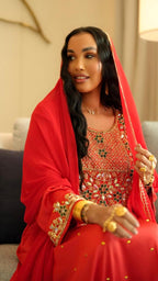 Ruby Sultanate Abaya Set - Ramsam Boutique