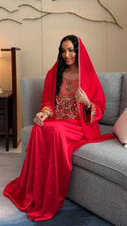 Ruby Sultanate Abaya Set - Ramsam Boutique