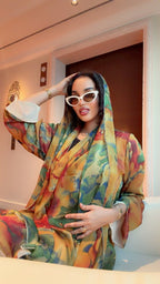 Sunlit Amber Chiffon - Ramsam Boutique