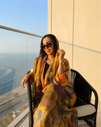 Sunrise Spectrum Open Abaya Set with Matching Hijab - Ramsam Boutique