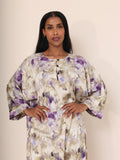 The Amethyst Watercolour Silk - Mix Dress - Ramsam Boutique