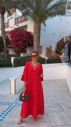 The Crimson Petal Kaftan - Ramsam Boutique