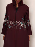 The Garnet Vine Hooded Abaya - Ramsam Boutique