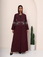 The Garnet Vine Hooded Abaya - Ramsam Boutique