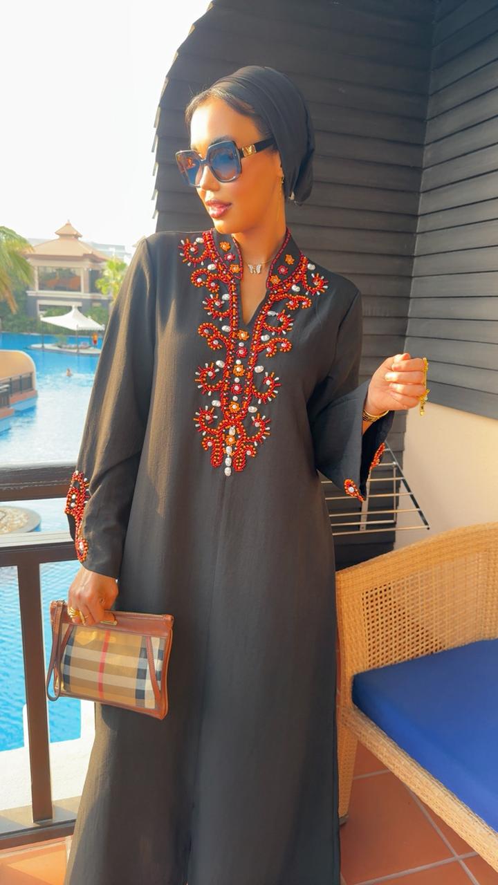 The Midnight Ember Dress - Ramsam Boutique