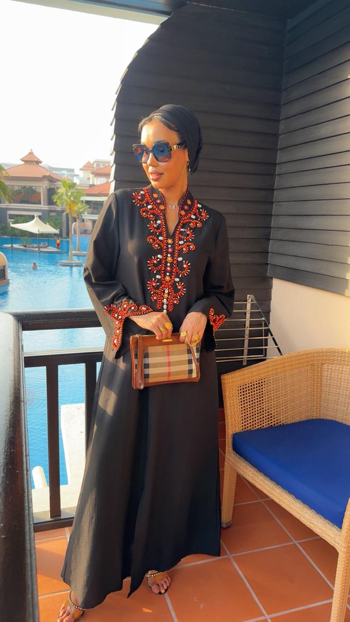 The Midnight Ember Dress - Ramsam Boutique