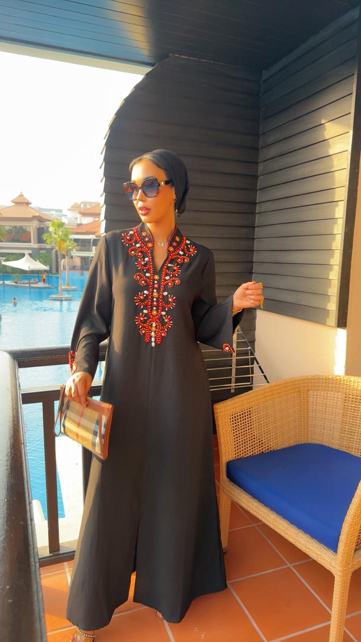 The Midnight Ember Dress - Ramsam Boutique