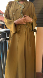 The Moss Oasis Wrap Abaya - Ramsam Boutique