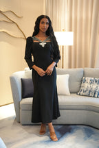 The Obsidian Blossom Dress Set - Ramsam Boutique